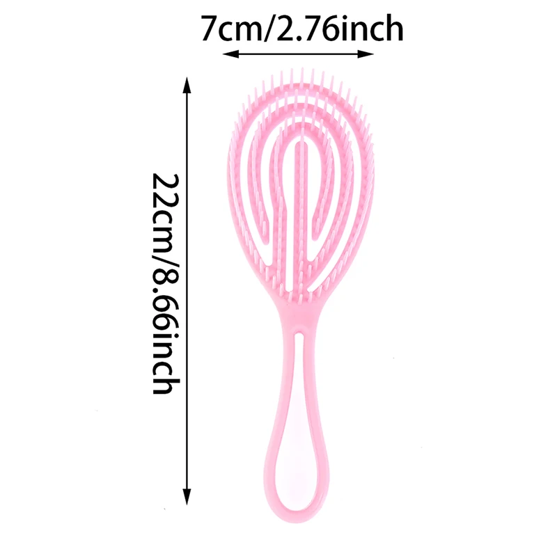 

1pc Hair Comb Scalp Massage Hair Brush Wet Curly Detangle Comb Detangling Hairbrush Women Salon Hairdressing Styling Tool