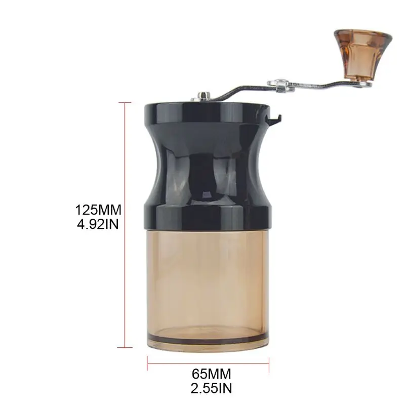 

Protable Manual Coffee Bean Grinder Mill with Fixing Clip Mini Hand Crank Travel