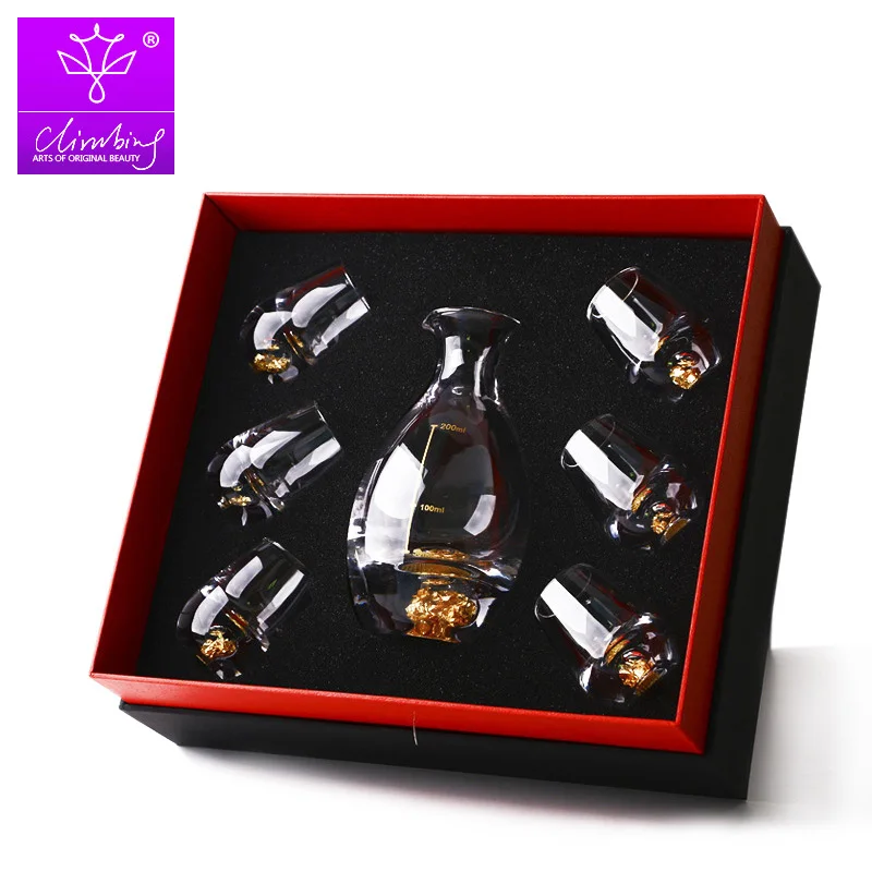 

Роскошные наборы хрустальных баров, прозрачные креативные современные аксессуары ручной работы, диспенсеры, наборы баров, Vino Accesorio, кухонна...