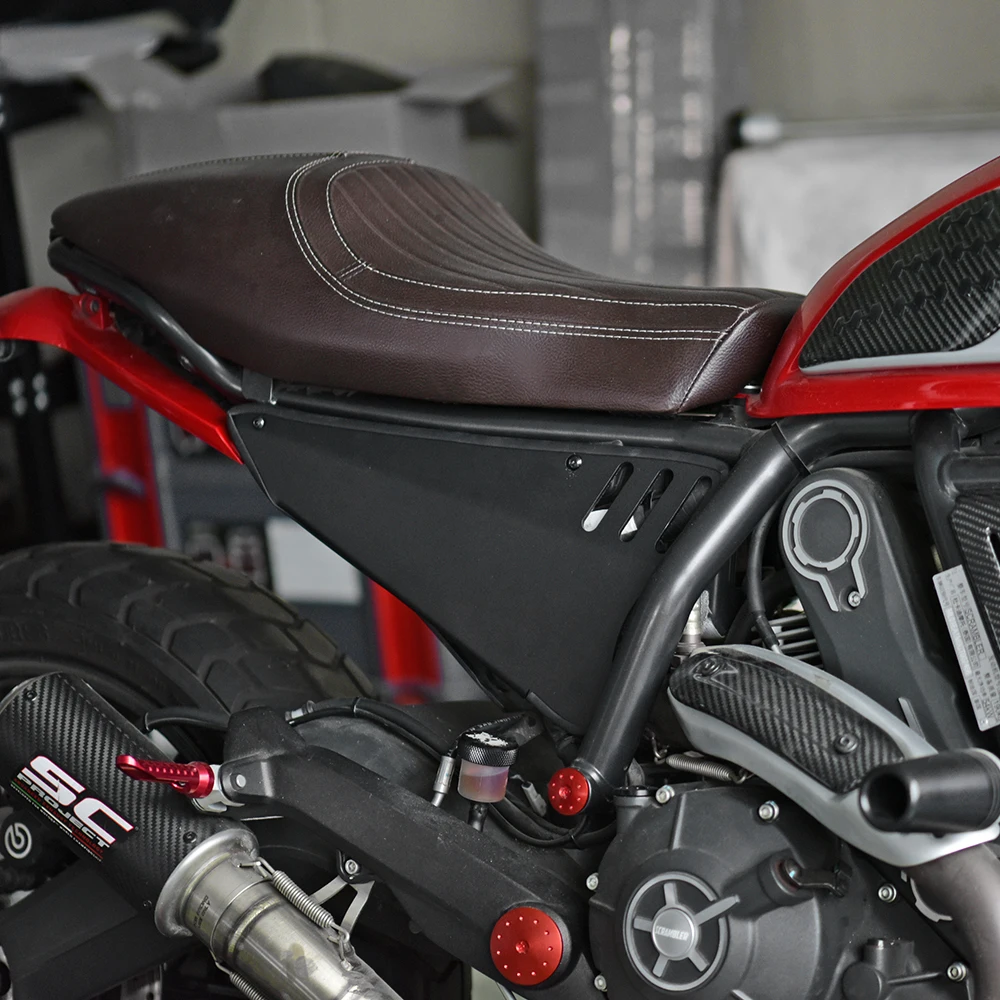 Аксессуары для мотоциклов Cafe Racer боковая панель средняя рамка защитная пластина
