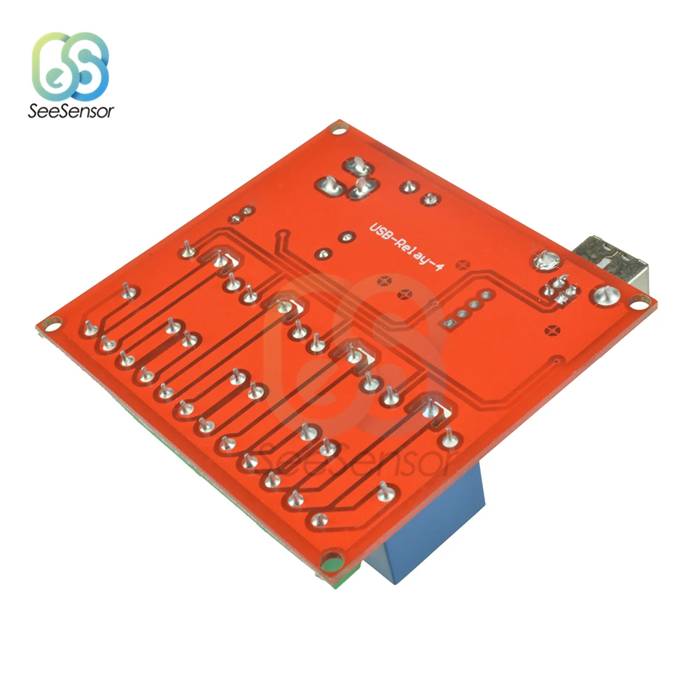 4 канальный USB релейный модуль 12 В программируемый компьютерный переключатель
