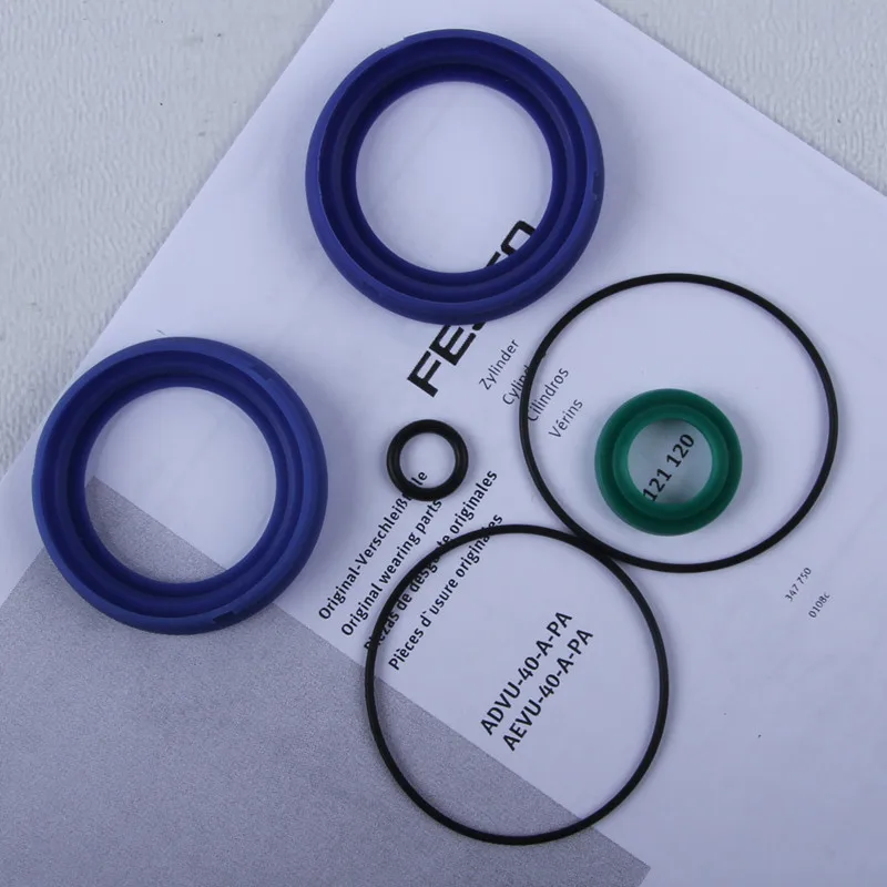 

Pneumatic cylinder piston seals ring kits ADVU/AEVU-40-A-PA set wear parts /wear out set parts/Set of wearing parts