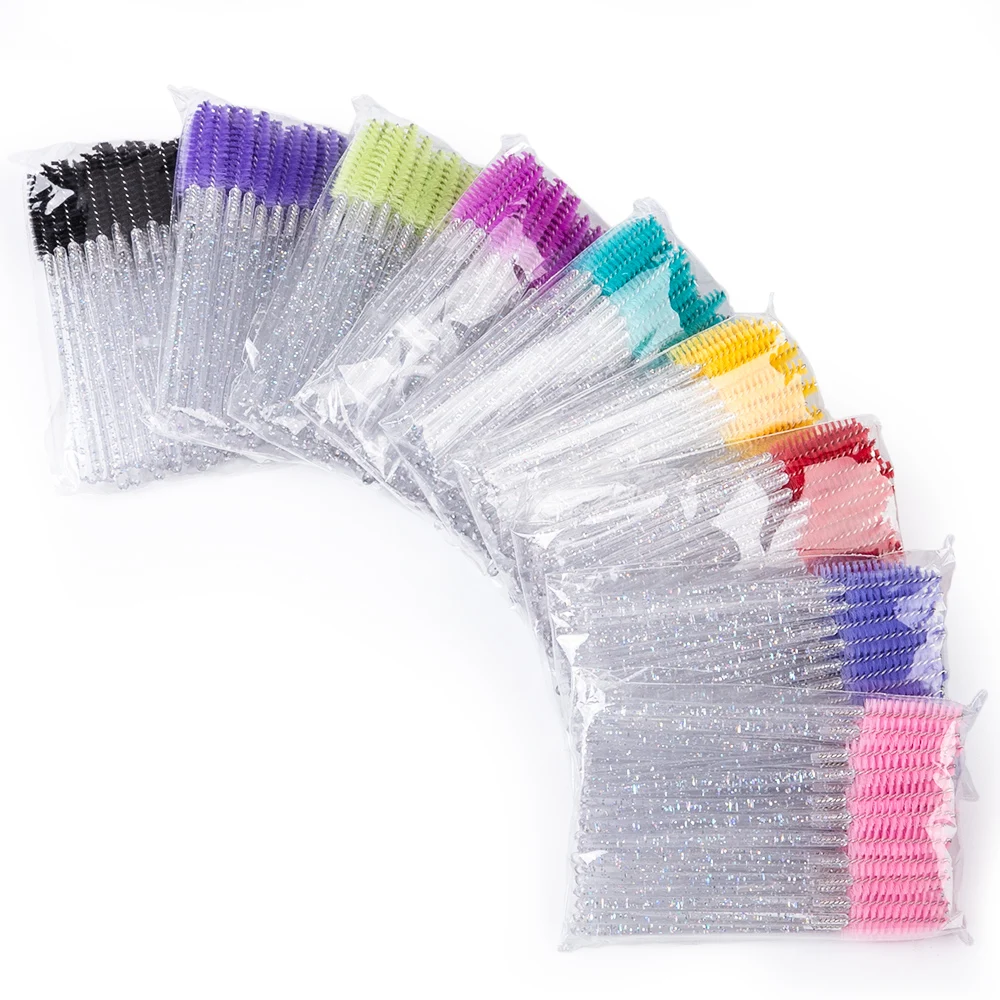

25/50Pc Disposable Eyelash Brushes Eyelashes Extension Tools Eyebrow Brush Mascara Wands Applicator Spoolers Eye Lashes Cosmetic