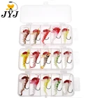 6 шт. в коробке, 7 г, 19 г, мягкие приманки в виде креветки, приманки для рыбалки, искусственный червь, креветки, искусственные приманки с крючками для рыболовных снастей