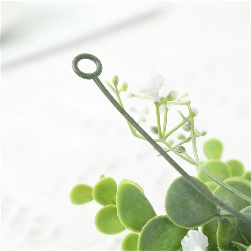 195 см зеленые пластиковые искусственные свисающие гирлянда из листьев плюща