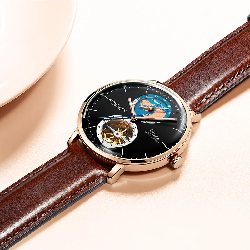 Часы DITAWATCH Мужские автоматические модные брендовые Роскошные деловые