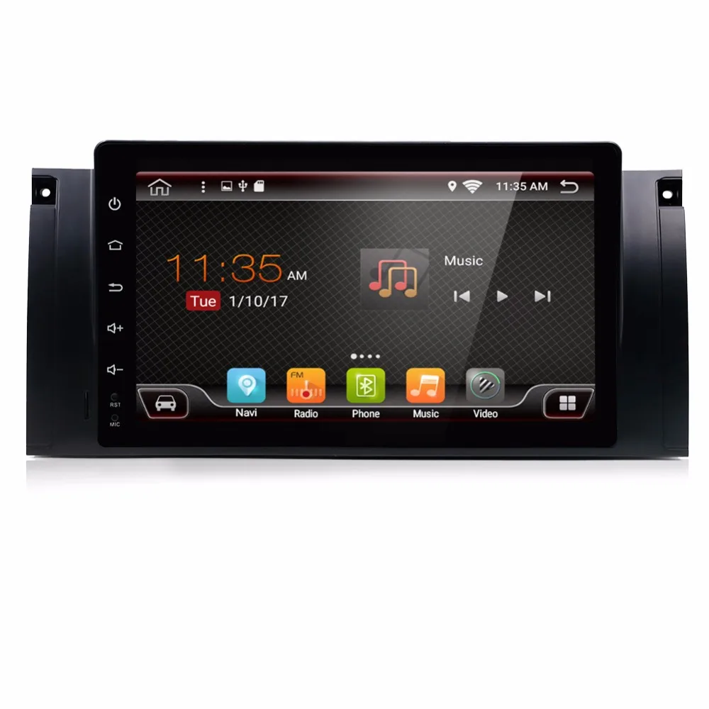 Автомагнитола 1 Din 9 &quot Android 10 0 для BMW M5 1995 2003 E39 E53 2000 2007 мультимедиа 4 ядра аудио