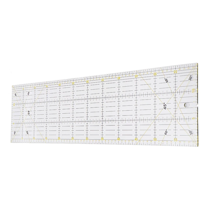 Инструмент для шитья прямоугольная линейка резки 60 х15 см