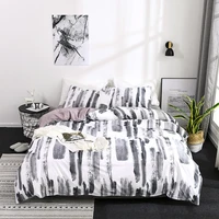 duvet cover set ink painting graffiti twin size bedding 2 people nordic bed 150 queen king couple quilt home textiles bedroom