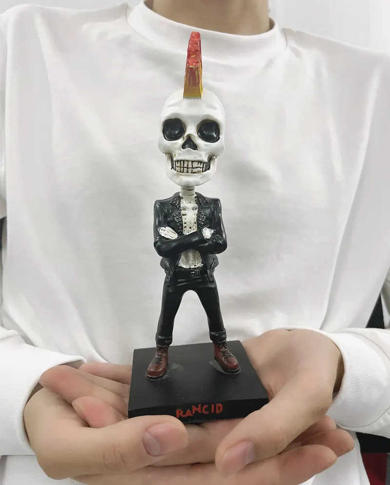 ВИП полимерная Ремесленная Корона Череп Мужская фигурка крутая кожа тряска