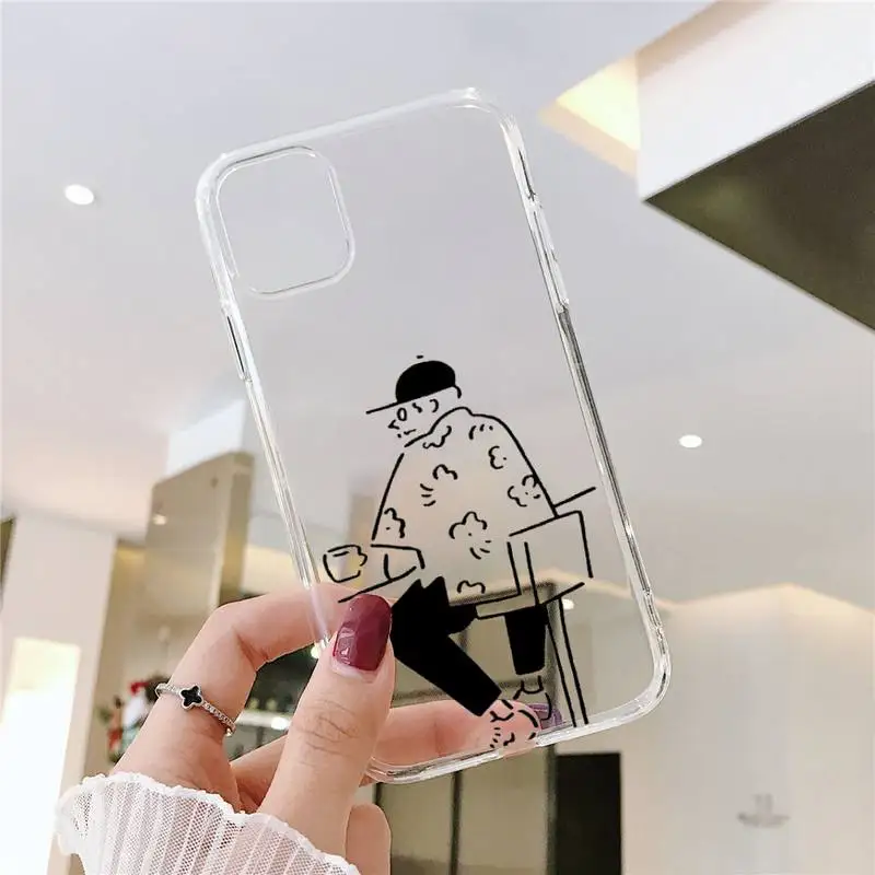 

2018 Killer Leon Phone Case Transparent for iPhone 6 7 8 11 12 s mini pro X XS XR MAX Plus SE cover funda
