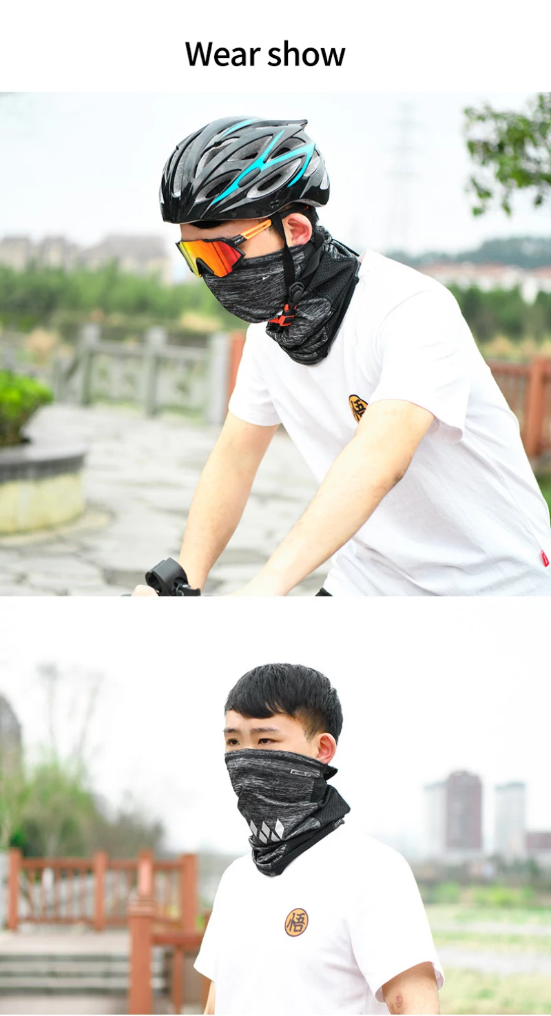 Летнее шелковое солнцезащитное полотенце 2021 колесо вверх Бесшовный шарф маска