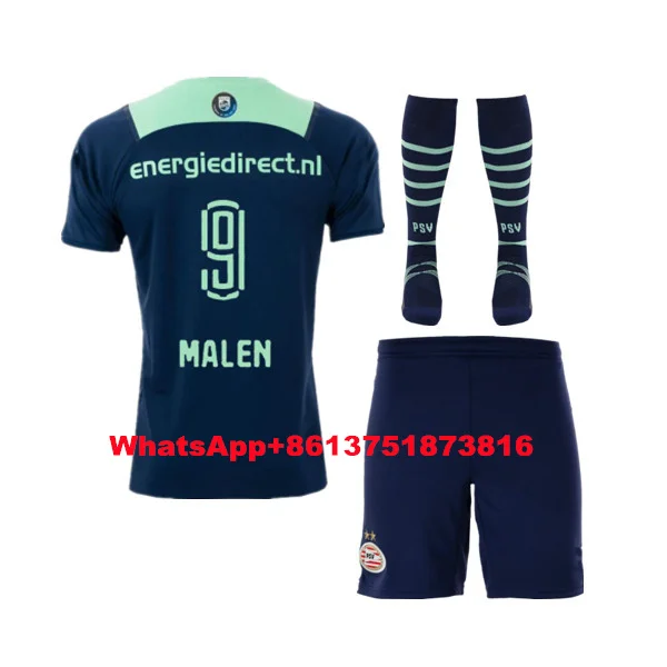 

2021 boy child Jersey PSV Eindhoven kids kit shirts+socks 21/22 Best Quality children GAKPO MALEN IHATTAREN kids Football Shirt