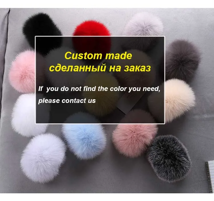 custom made colors Ms. MinShu 14 см Настоящий Лисий мех манжеты натуральный Лисий рукава с мехом для женщин пальто Теплые рукава куртка воротник из лисьего меха манжеты - Цвет: custom made colors