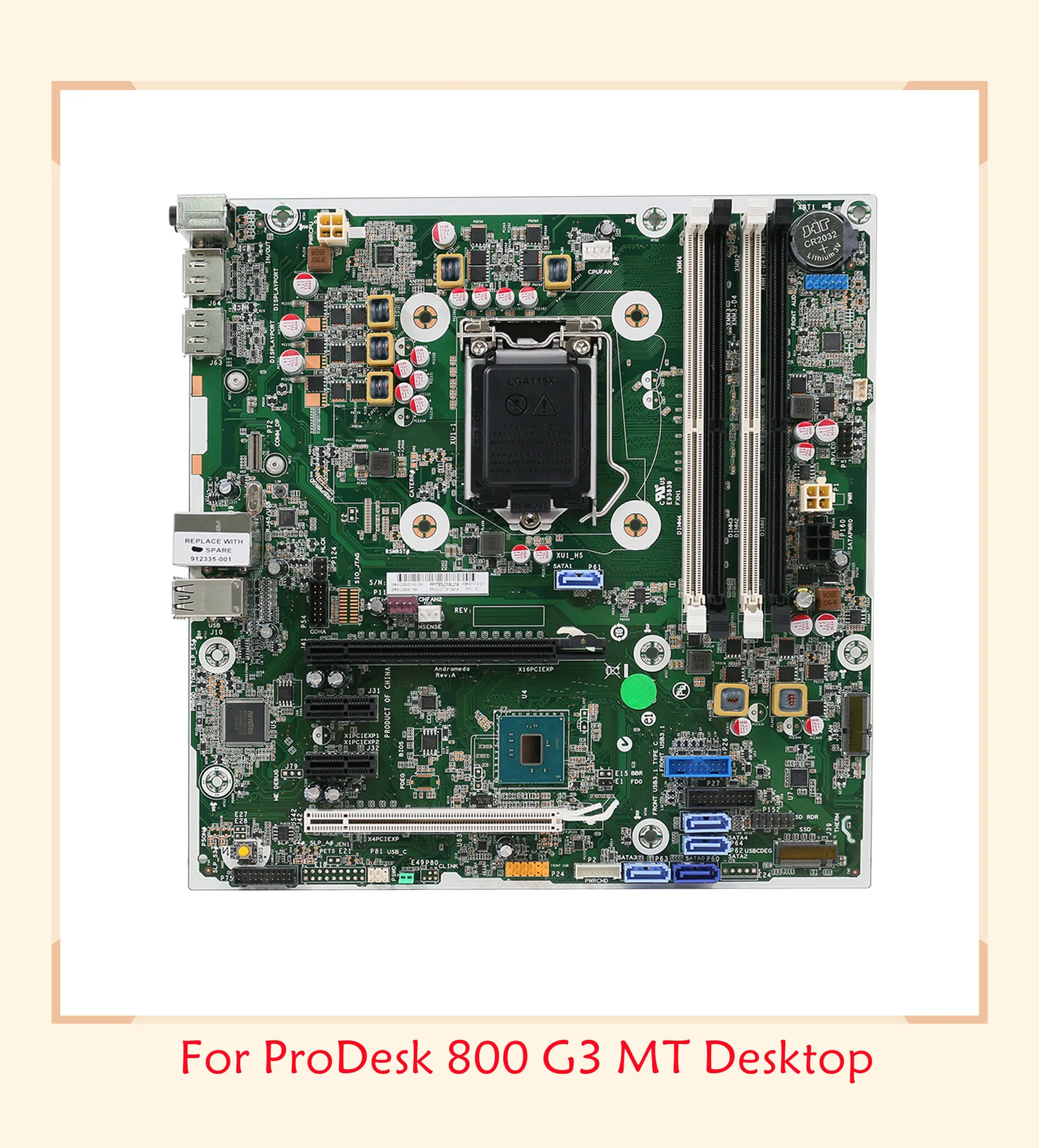 

Материнская плата GZ855 для HP ProDesk 800 G3 MT 901014-001 912335-001 912335-601 LGA1151 DDR4