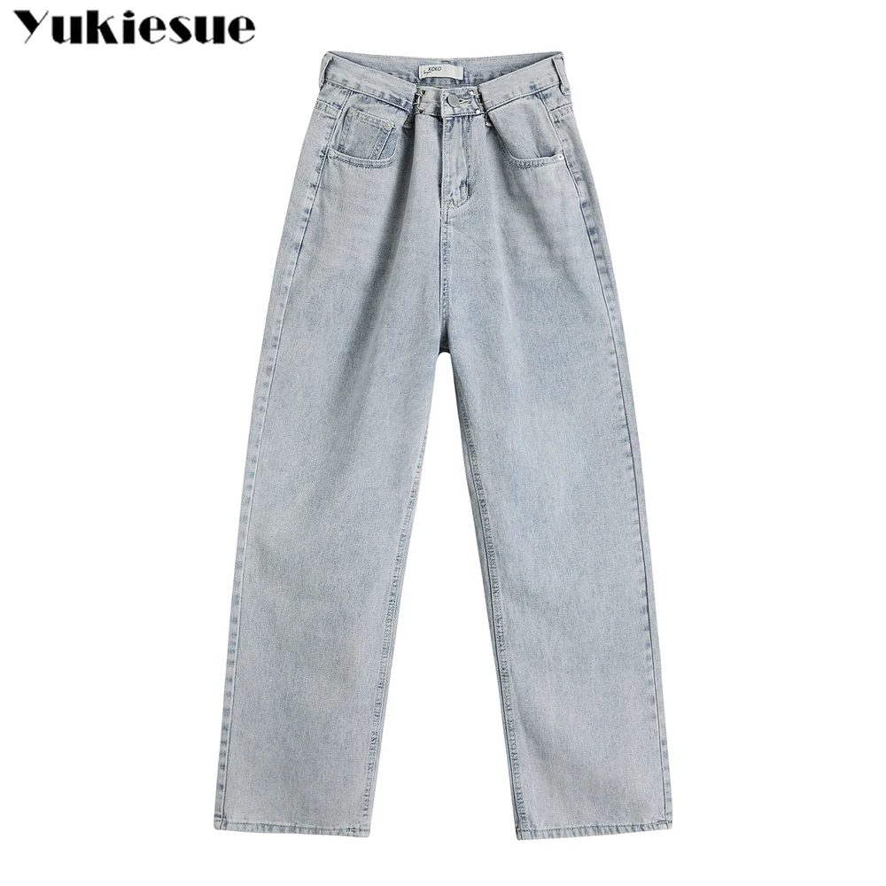 streetwear high waist women's fashion jeans woman girls women wide leg pants trousers female jean femme denim bagge mom | Женская