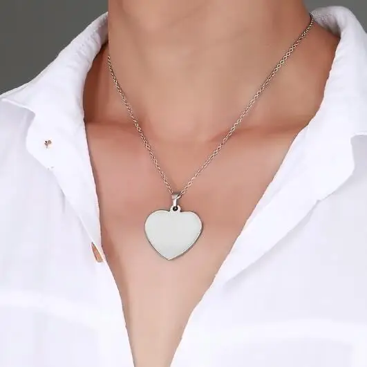 Гравировка имени идентификационная бирка подвески и ожерелья кулон в форме