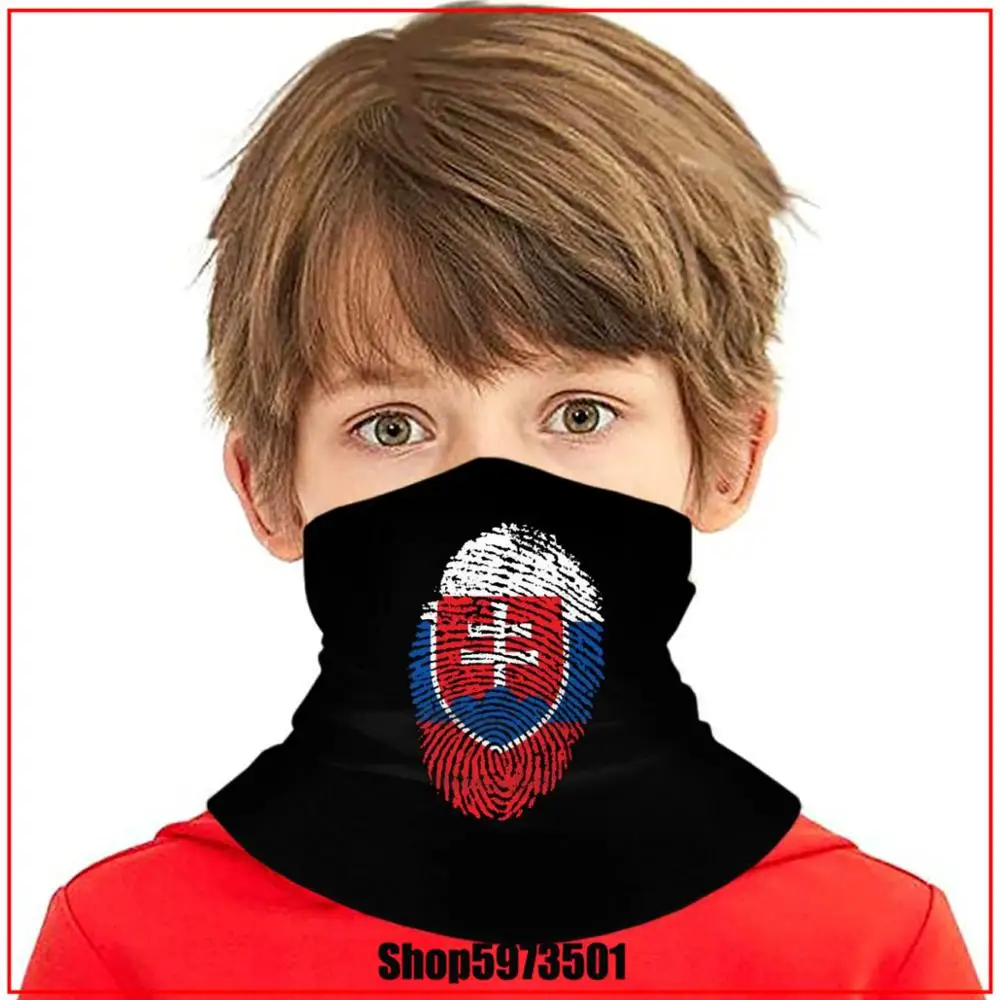 Словакийский флаг банданы с отпечатком пальца шарф сделай сам повязка на голову