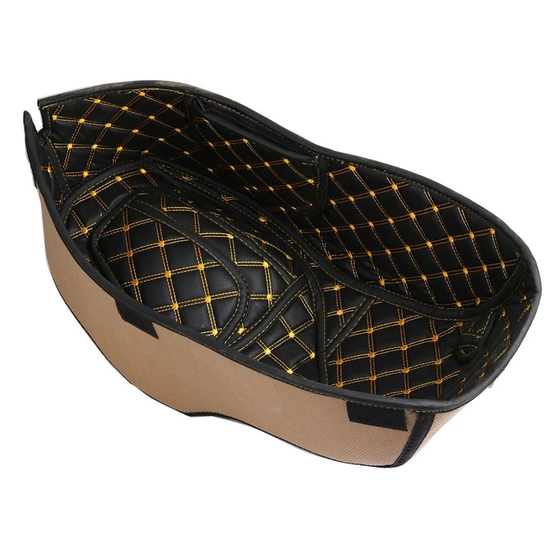 

Мотоциклетное сиденье ящик для хранения кожаный задний багажник Грузовой Чемодан накладкой на подкладке протектор для KYMCO CK150T-3 ACC150 ACC 150