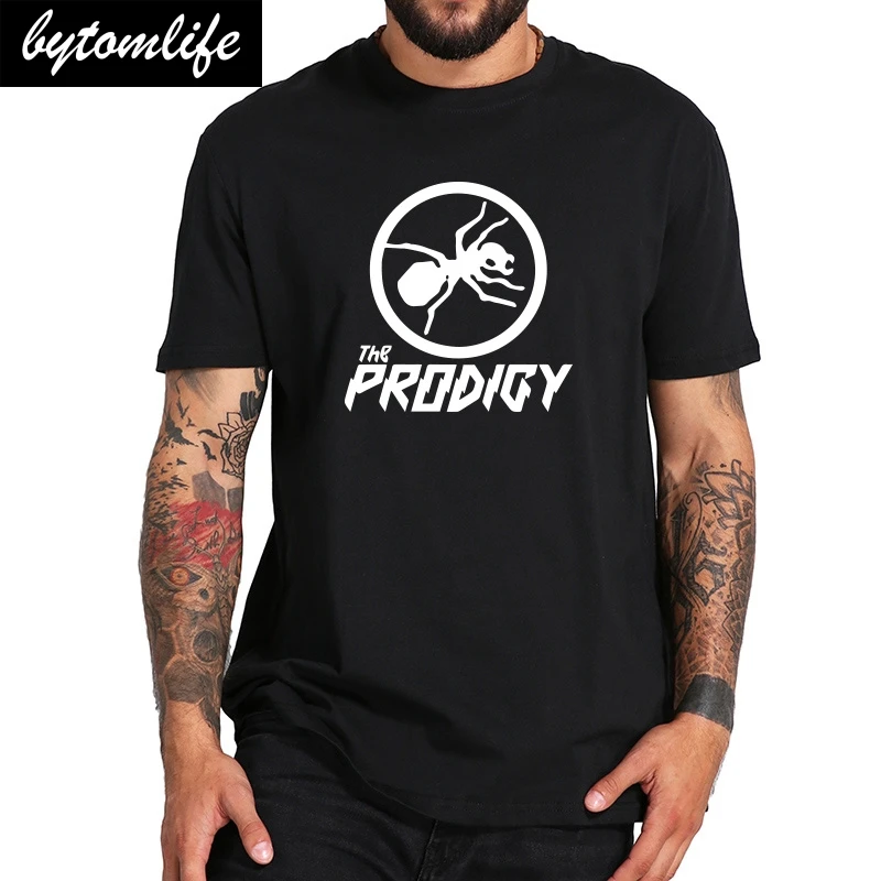 

The Prodigy T Shirt Keith Flint Tees EU Size 100% Cotton Rock Big-Beat Style Music Band Tops Short Sleeve Casual T-shirt Homme