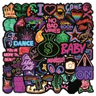 Наклейки VSCO Стикеры для девочек, водостойкие, для ноутбуков, чемоданов, мотоциклов, гитара из ПВХ, 1050 шт.