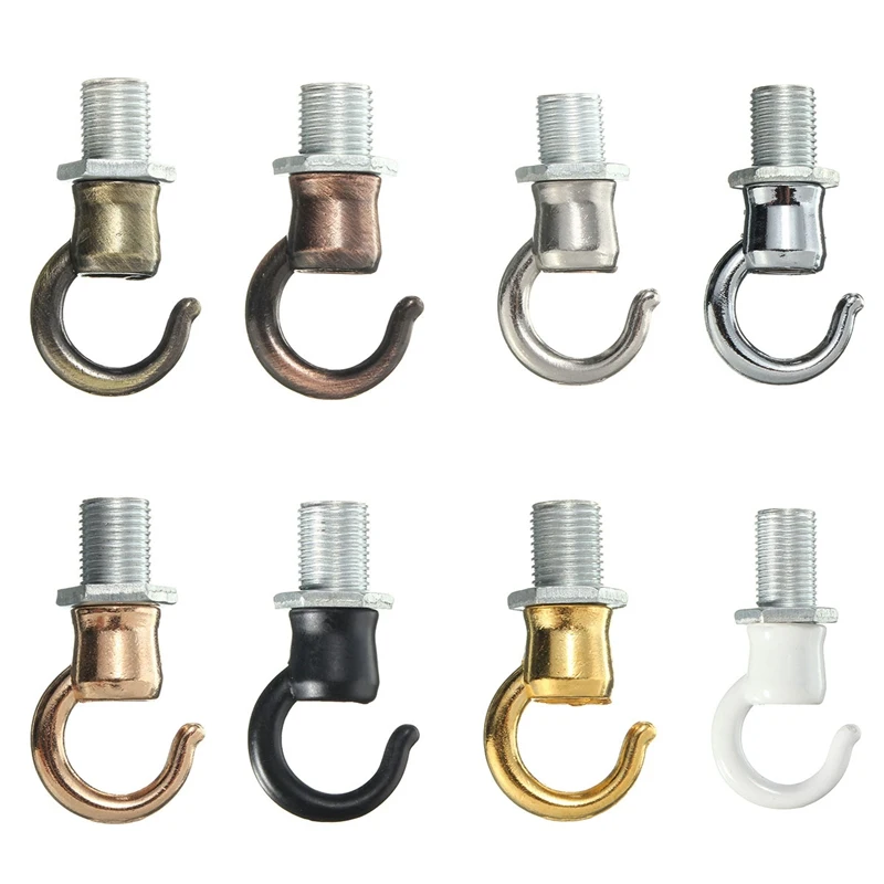 10 шт./лот антикварная винтажная люстра крюк замкнутый кольца бычья кожа Beano M10