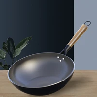 traditional chinese wok gas stove non stick pan high quality cast iron cookware wok kitchen cooking pot poele cookware bc50cg