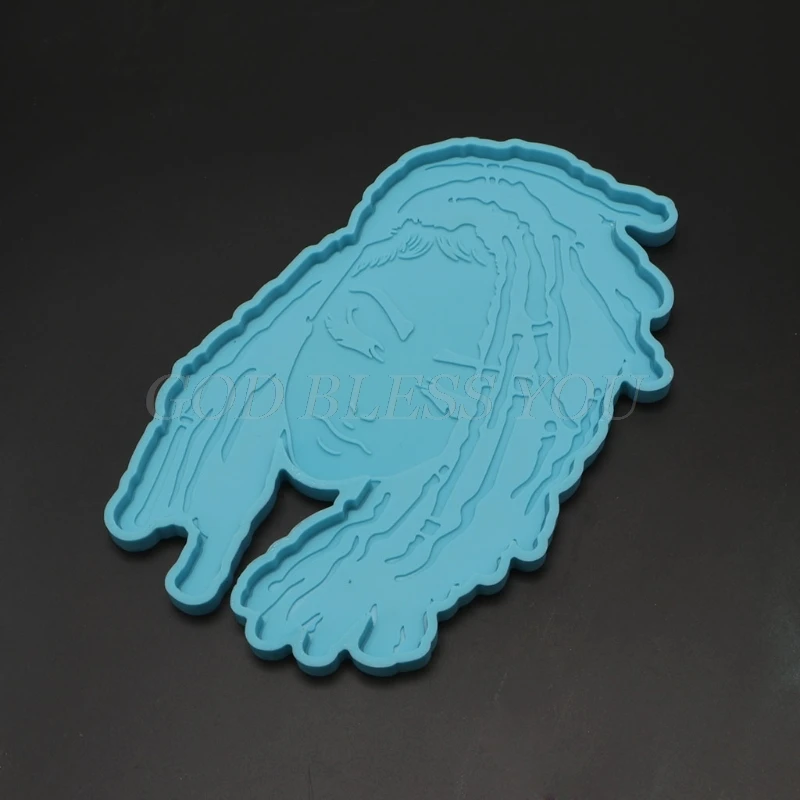 

2 Pcs/Set Goddess Coaster Epoxy Resin Mold Tray Cup Mat Casting Silicone Mould DIY Crafts Placemat Home Decorations Making Tools