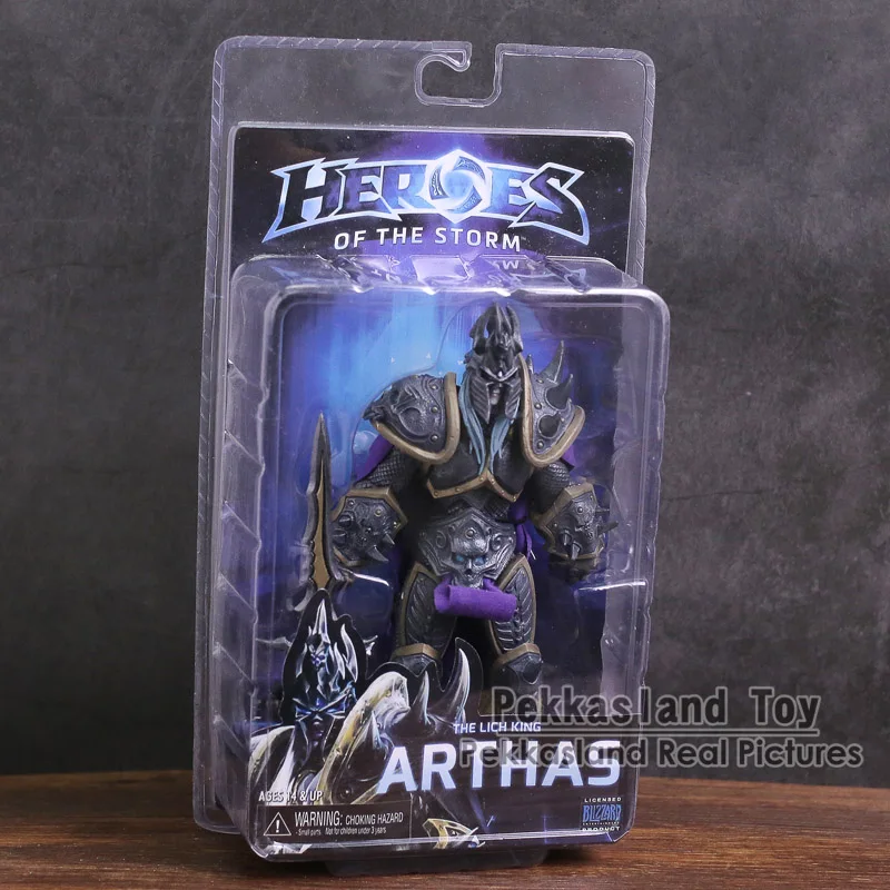 NECA &quotHeroes of The Storm&quot Король лич Артас ПВХ фигурка Коллекционная модель игрушки 7