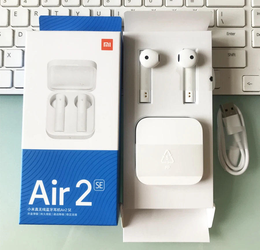 Беспроводные наушники Xiaomi Air2 SE Bluetooth гарнитура TWS AirDots Pro MI Air 2 20 часов работы в