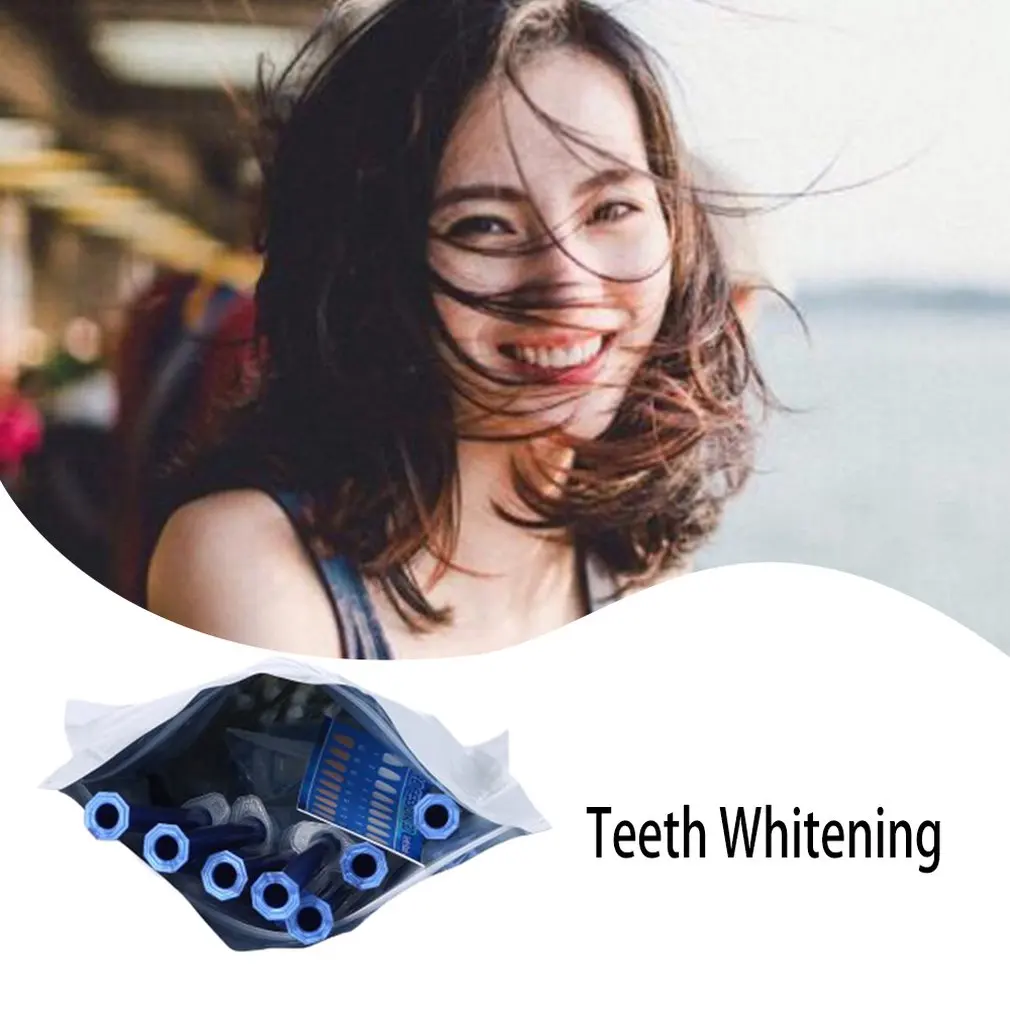 

10pcs Teeth Whitening Kit Dental Instruments Oral Care Kit Teeth Whitening Gel No Bubbles Teeth Whitening Kit