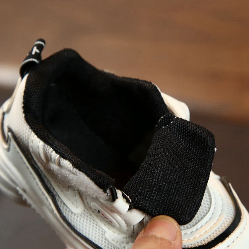 

Spring Summer Autumn New Baby Children Boys Girls PU Mesh Breathable Sneakers Solid Color Comfortable Light Soft Sole Sneakers