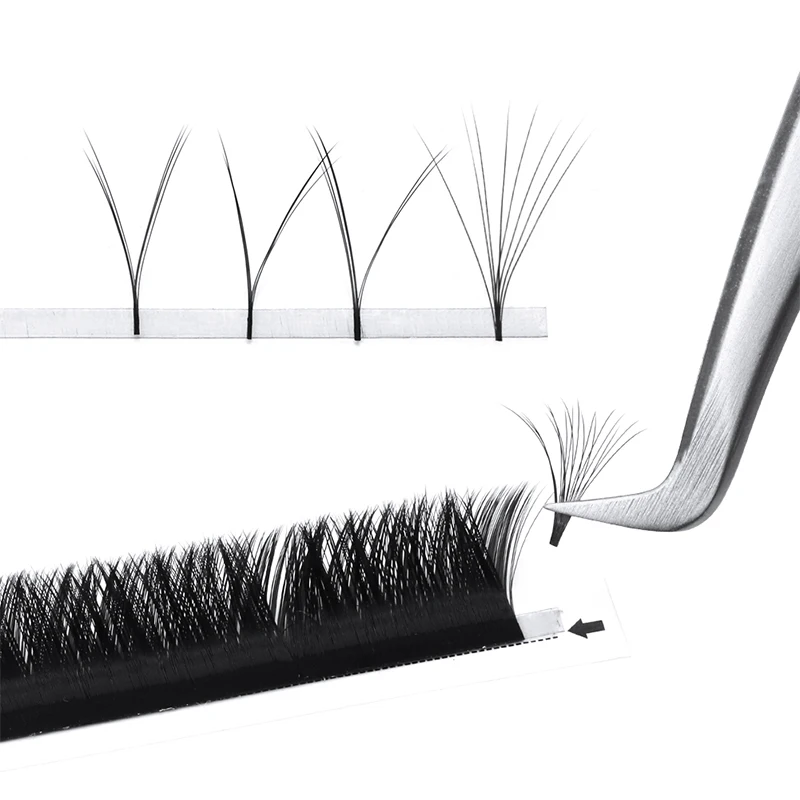 Легкое удлинение ресниц VV автомобильные вееры легкие для веерные ресницы