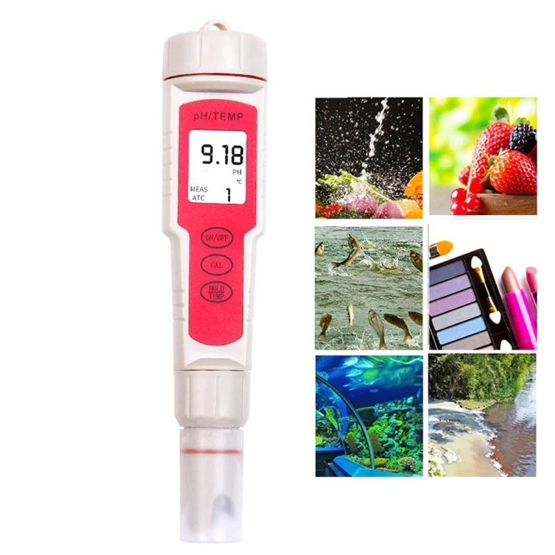 

H7JB Digital pH Thermometer & Water Quality Tester Drinking Water Pool Spa & Aquarium Professional Lab Quality Tester