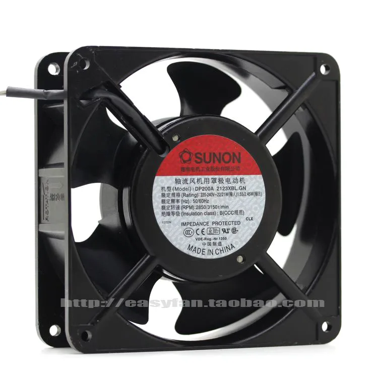 SUNON DP200A 2123XBL.GN 12038 12 см 220 В охлаждающий вентилятор 120x120x38мм|Кулеры и системы