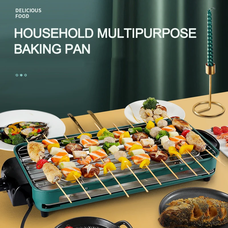 Алюминиевые электрические грили TEENRA бездымные антипригарные меньше дыма