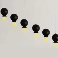 3d cutting solid aluminum little ball led pendant lamp hanging lamp kitchen island dining living room bar cafe droplight
