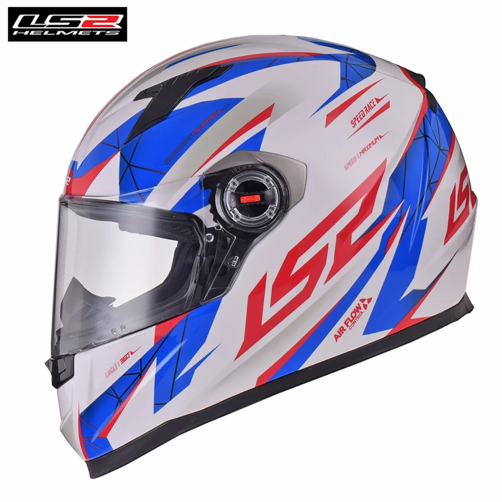LS2 воздушный поток шлемы мотоциклетный анфас гоночный шлем мото Cascos Capacete
