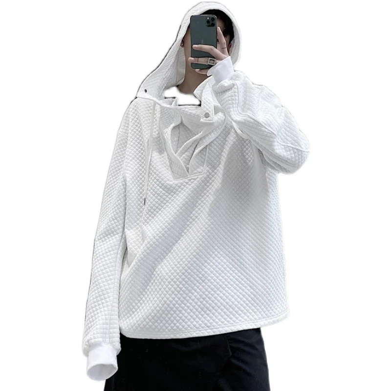 

Korean Style Hoodies Casual Loose Oversized Hip Hop Fashion Streetwear Aesthetic Hoodie Poleron Hombre Men's Clothing DB60WY