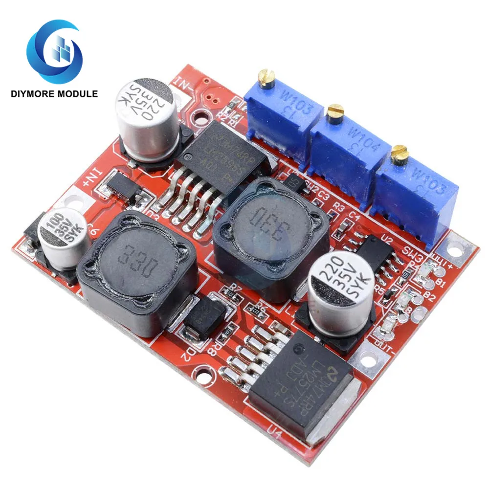LM6019 LM2596S модуль преобразователя солнечной энергии DC-DC понижающий повышающий