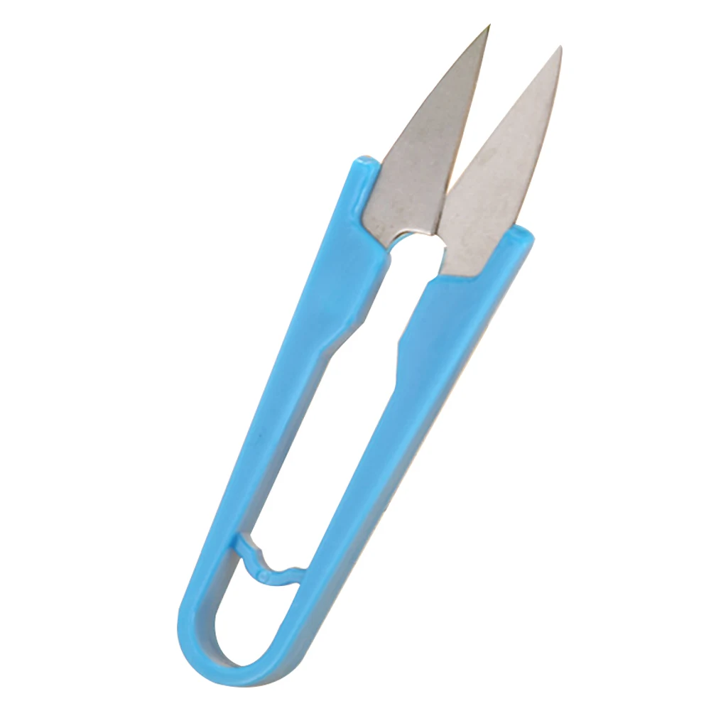 Stainless Steel Household Cross Stitch Scissors Line Cutter DIY Tool U-shape Sewing Paper-cut Craft Shears | Спорт и развлечения