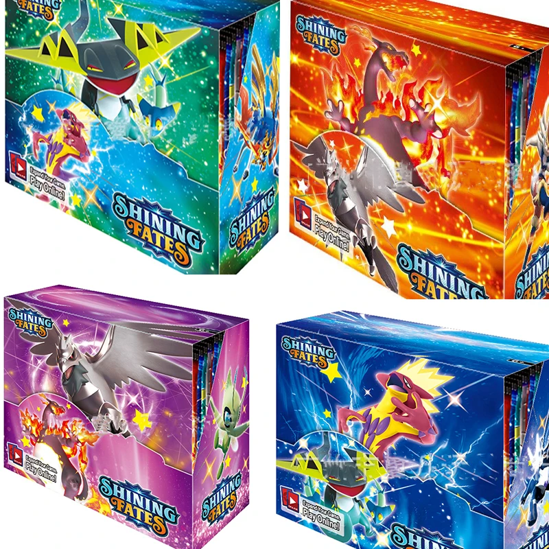 

2021 NEW 360Pcs Pokemon TCG: Shining Fates Booster Box Trading Card Game Collection Toys