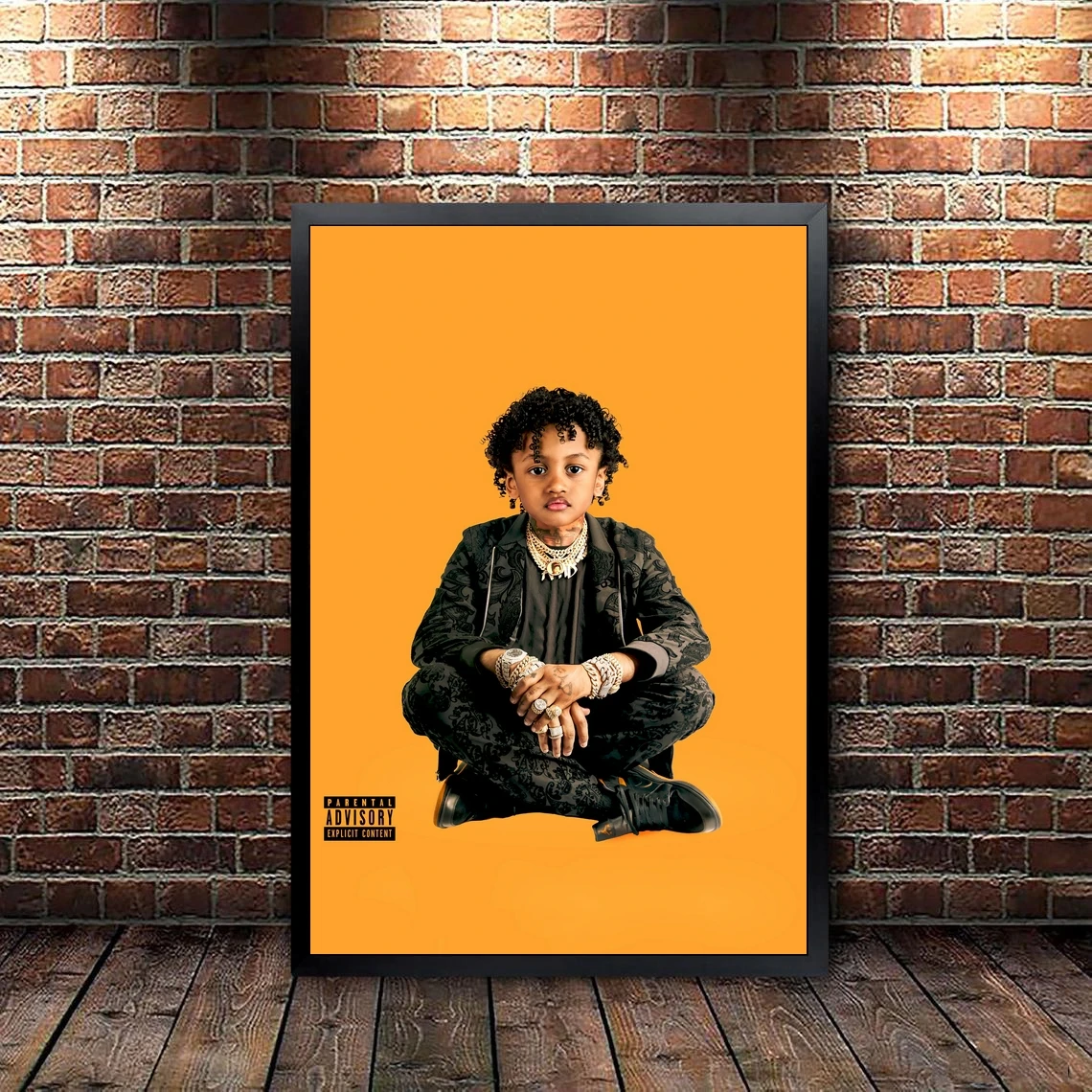 Плакат Joyner Lucas Evolution рэп хип-хоп поп-музыка печать на холсте со звездой (без рамки)