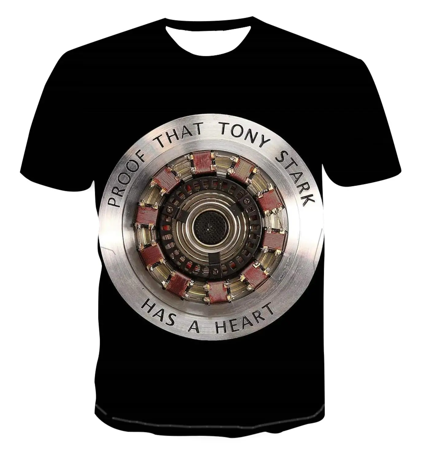 Летняя новая мужская футболка с принтом Мститель летняя Модная Повседневная