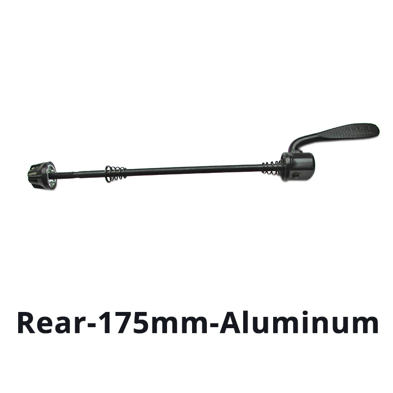 Rear-175mm-aluminum Быстрый выпуск 140 мм 175 мм передний и задний мост шампур велосипед шампур Аксессуары для велосипеда - Цвет: Rear-175mm-aluminum