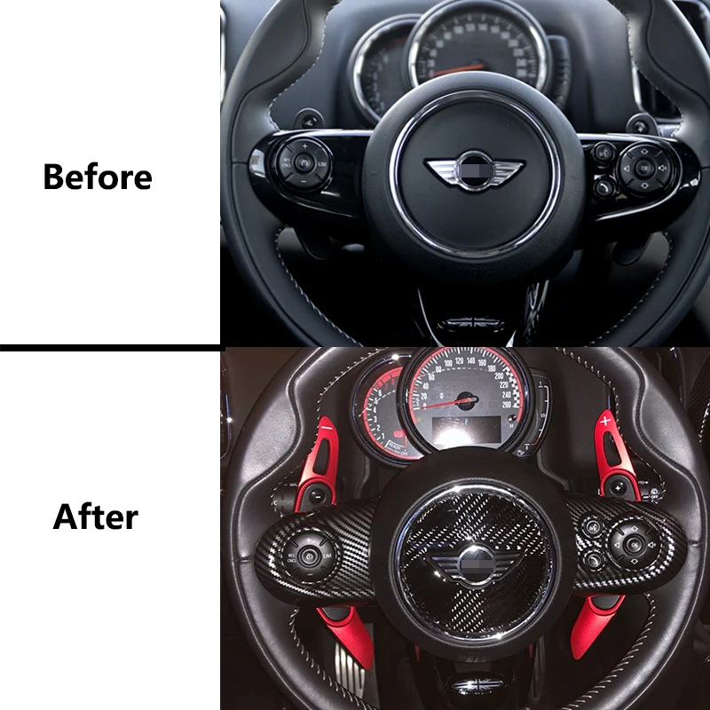 Удлинительная крышка рулевого колеса алюминиевая для MINI Cooper S JCW F54 F55 F56 F57 F60 -