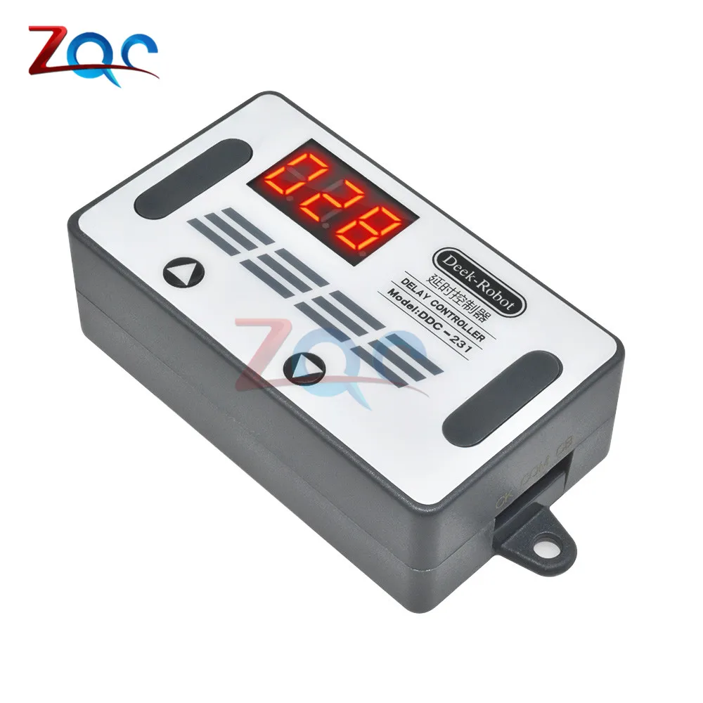 Цифровой светодиодный дисплей постоянного тока 12 В реле времени с задержкой