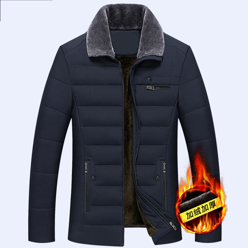 Новая мужская зимняя куртка утепленные парки мужские куртки с бархатной