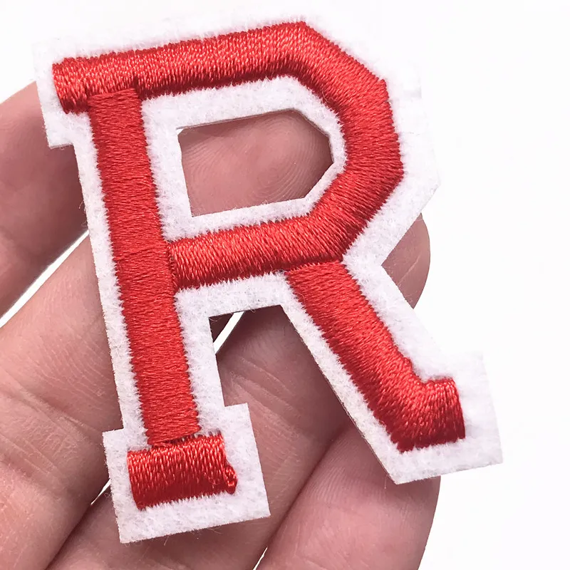 1 шт. красная алфавитная аппликация патч для утюга швейные принадлежности сделай