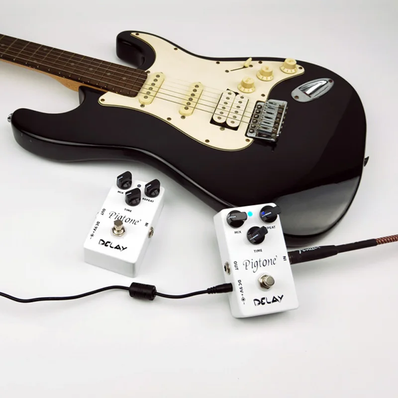 Pigtone PP-07 гитарные педали с эффектом Delay Акустическая Электрогитара аксессуары эффекты Педали реальные bypas
